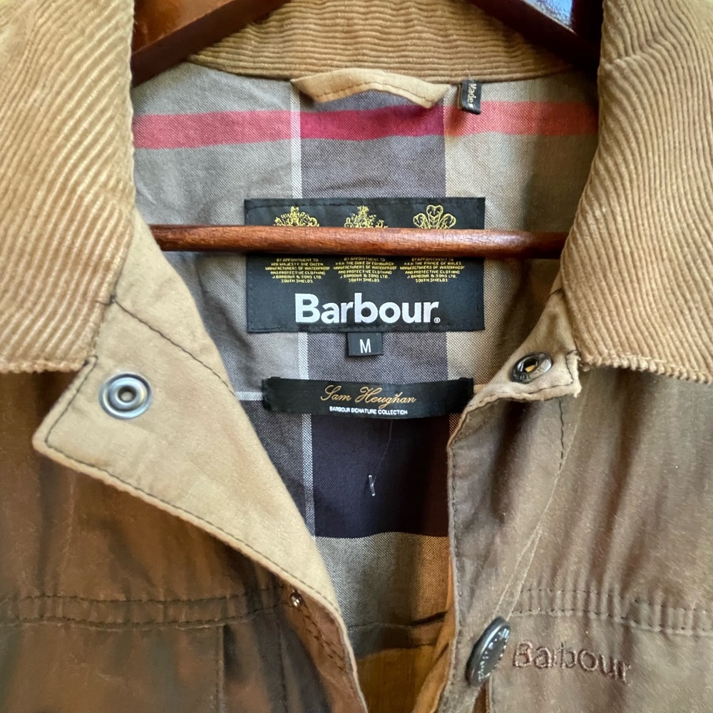 Barbour Brown Military Field Coat
